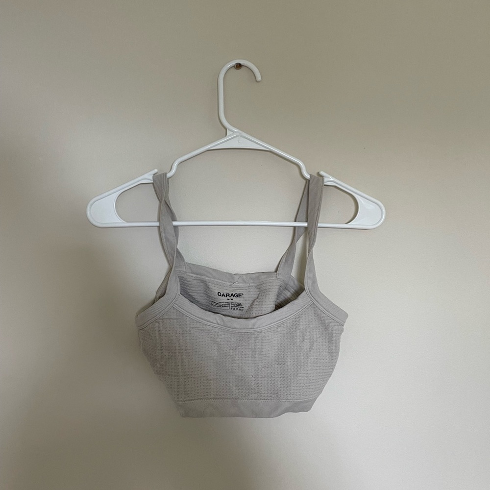 Garage waffle knit tank top
